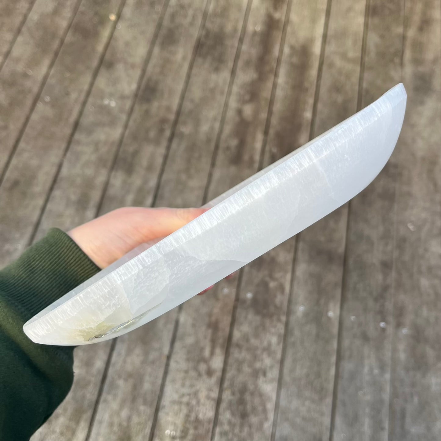 Selenite XL Cleansing Bowl - High Vibe, Protection, Spiritual Connection
