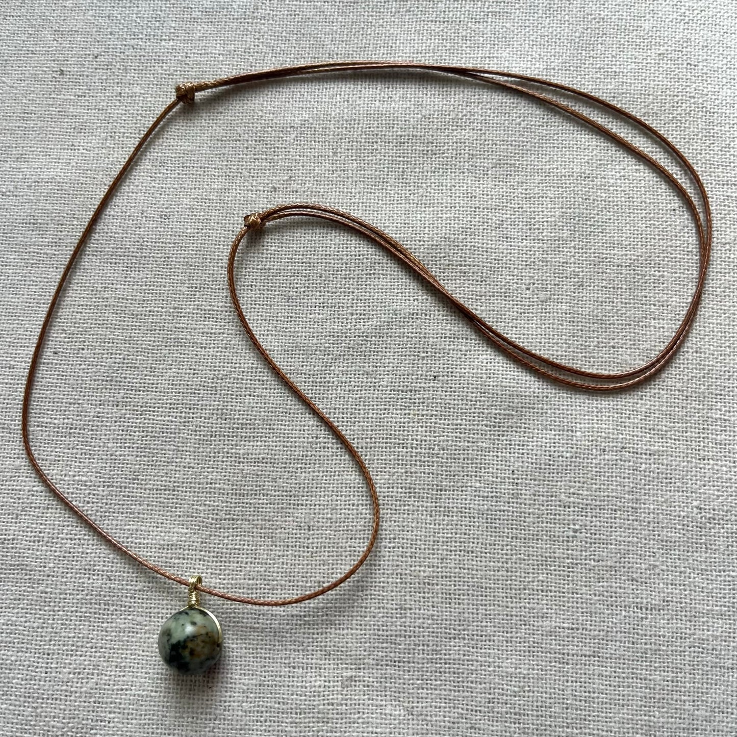 Sphere Pendant - African Turquoise