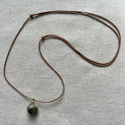 Sphere Pendant - African Turquoise