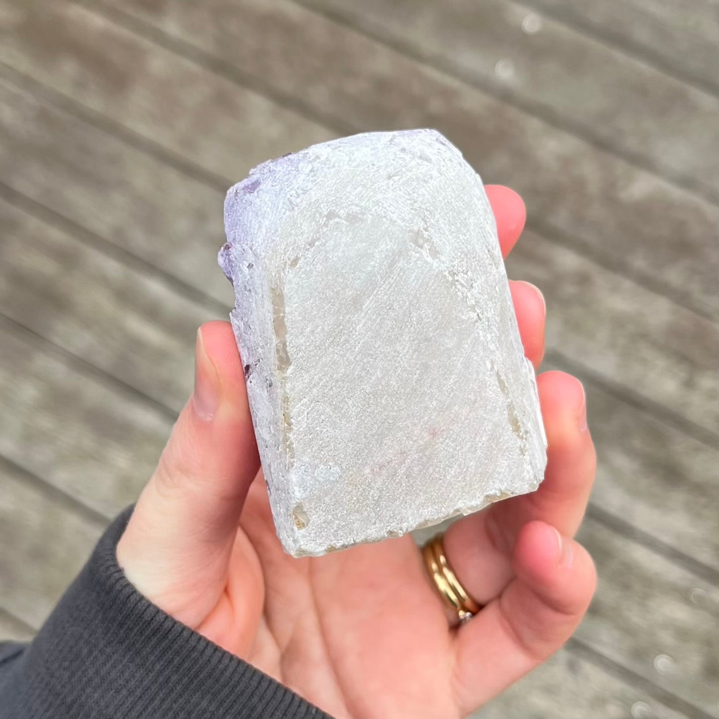 Amethyst Small Base-Cut Crystal -  Calm, Protection & Balance