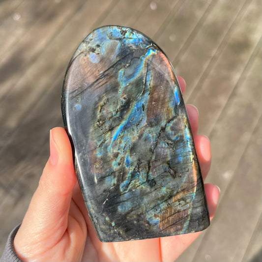 Labradorite Large Freeform Crystal - Intuition, Transformation