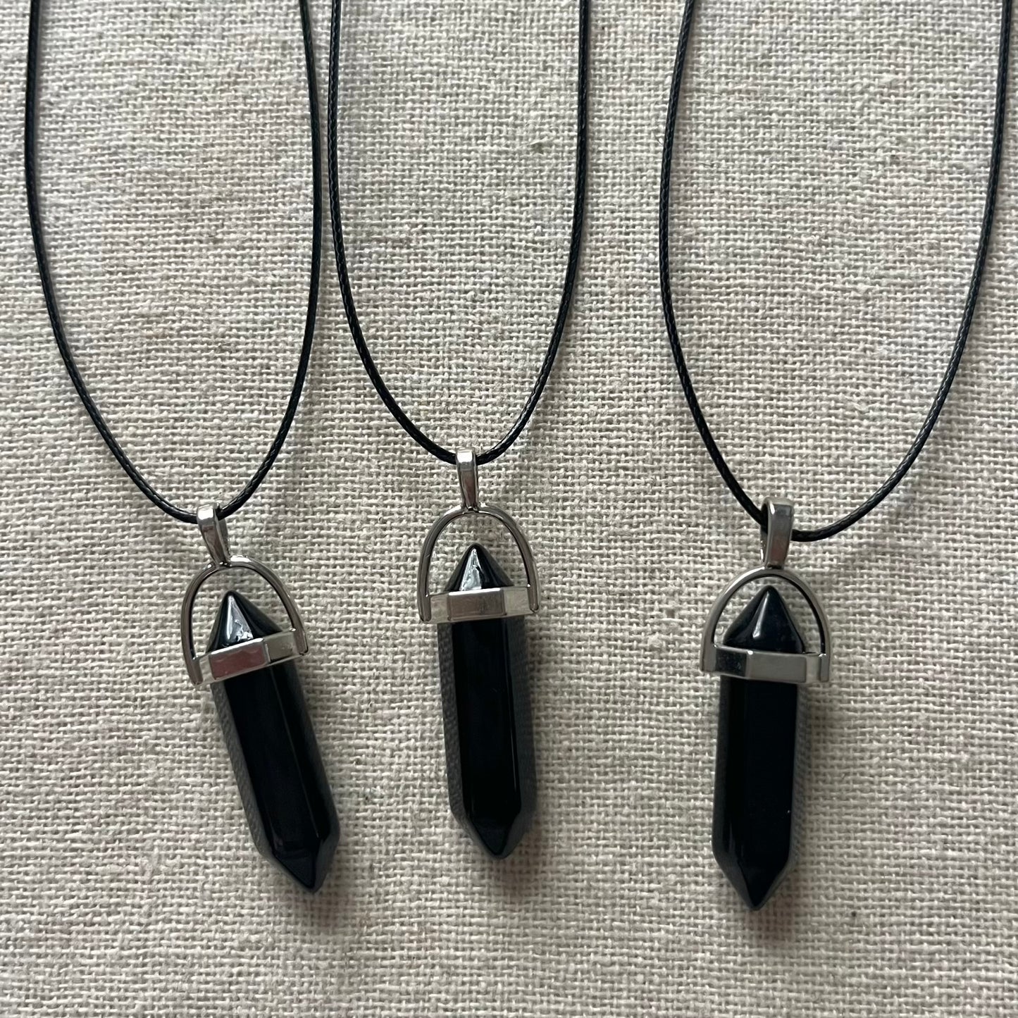 Energy Point Pendant - Onyx
