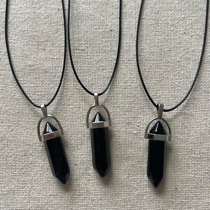 Energy Point Pendant - Onyx