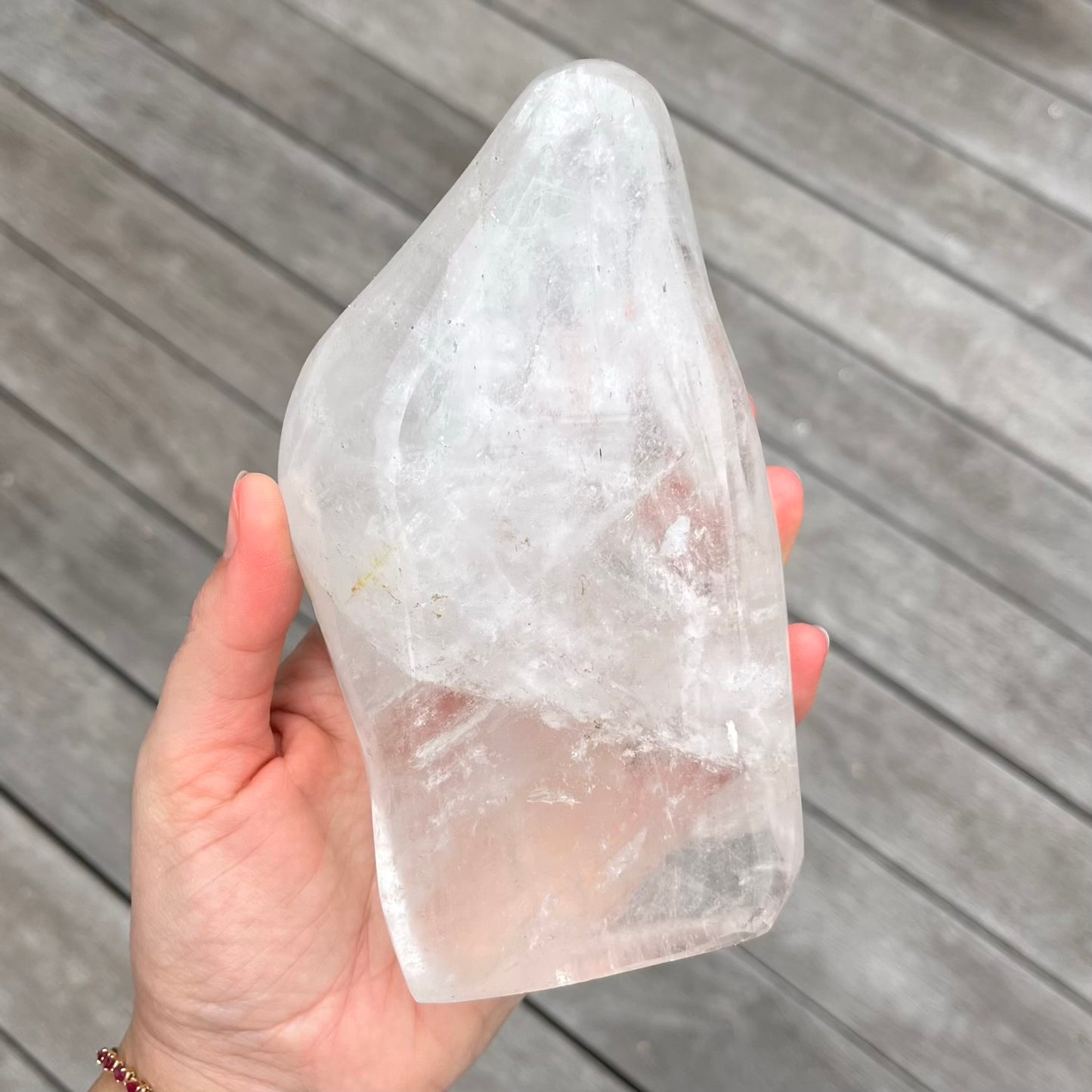 Clear Quartz XL Freeform Crystal - Clarity, Amplification, Healing