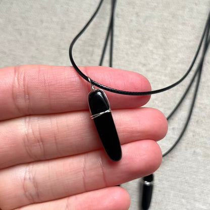 Oracle Pendant - Obsidian