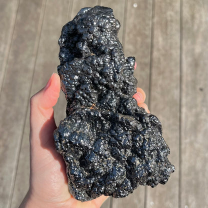 Hematite Large Base-Cut Crystal – Grounding, Protection