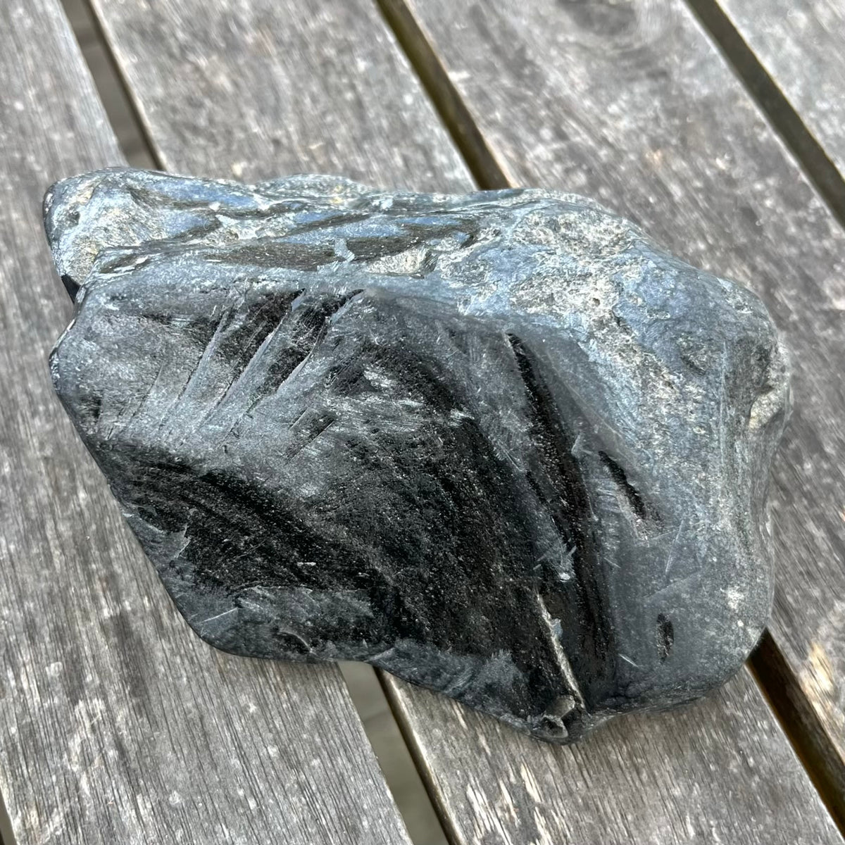 Silver Sheen Obsidian Large Raw Crystal – Protection, Inner Wisdom