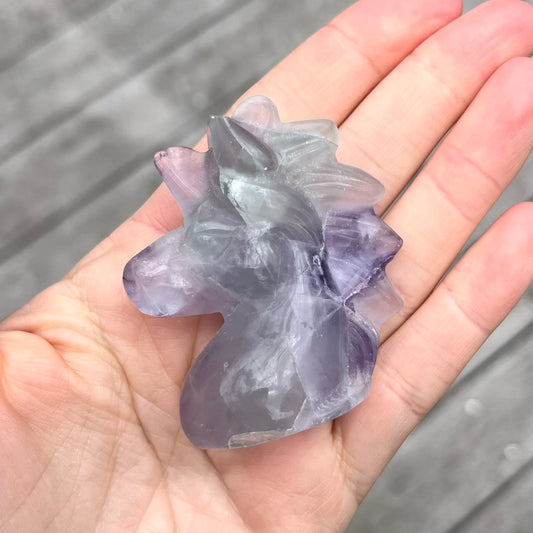 Fluorite Unicorn Crystal - Calm, Cleansing, Harmony