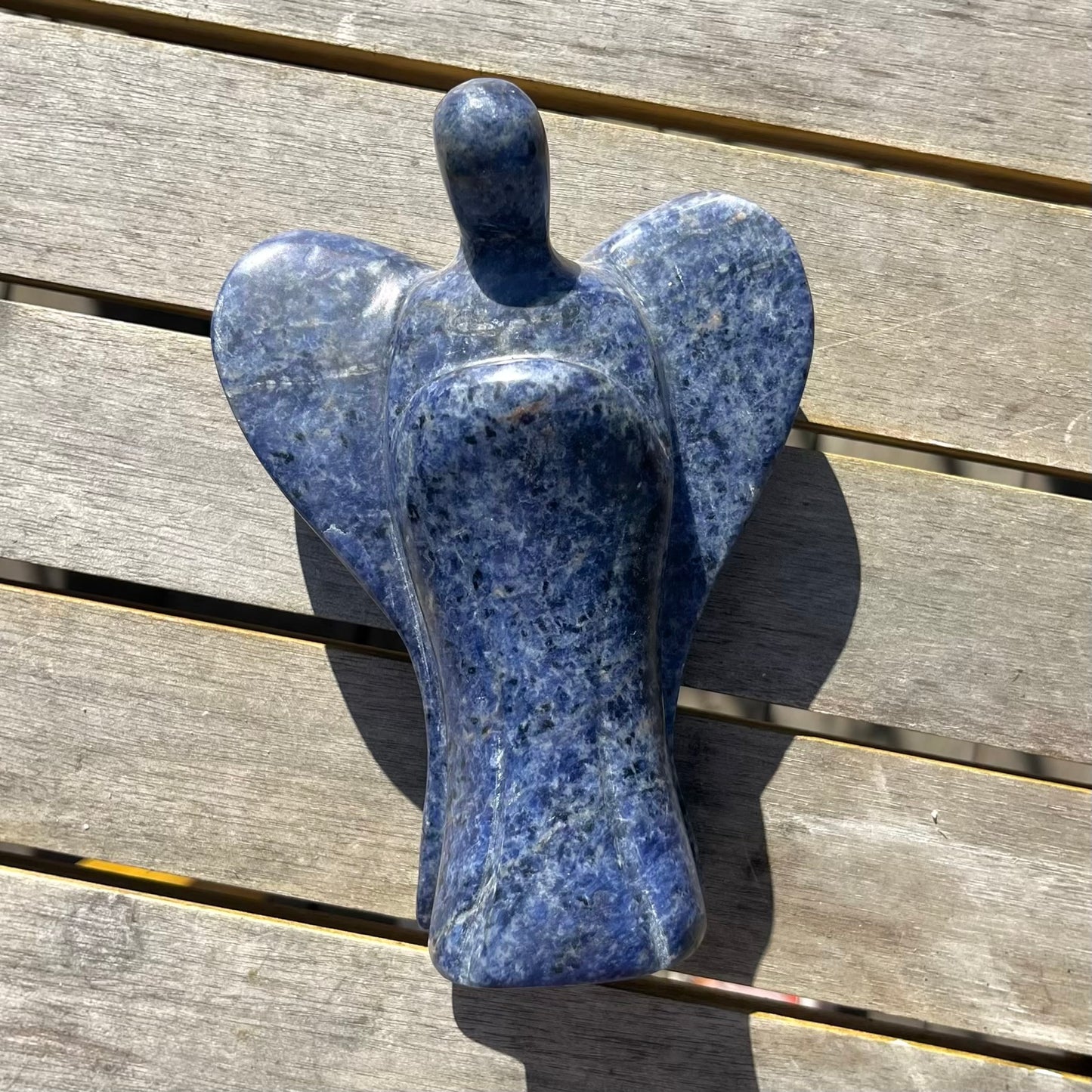 Sodalite XL Angel Crystal - Insight, Calm, Grounding