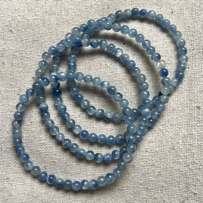 Kyanite 4mm Beaded Bracelet - Alignment