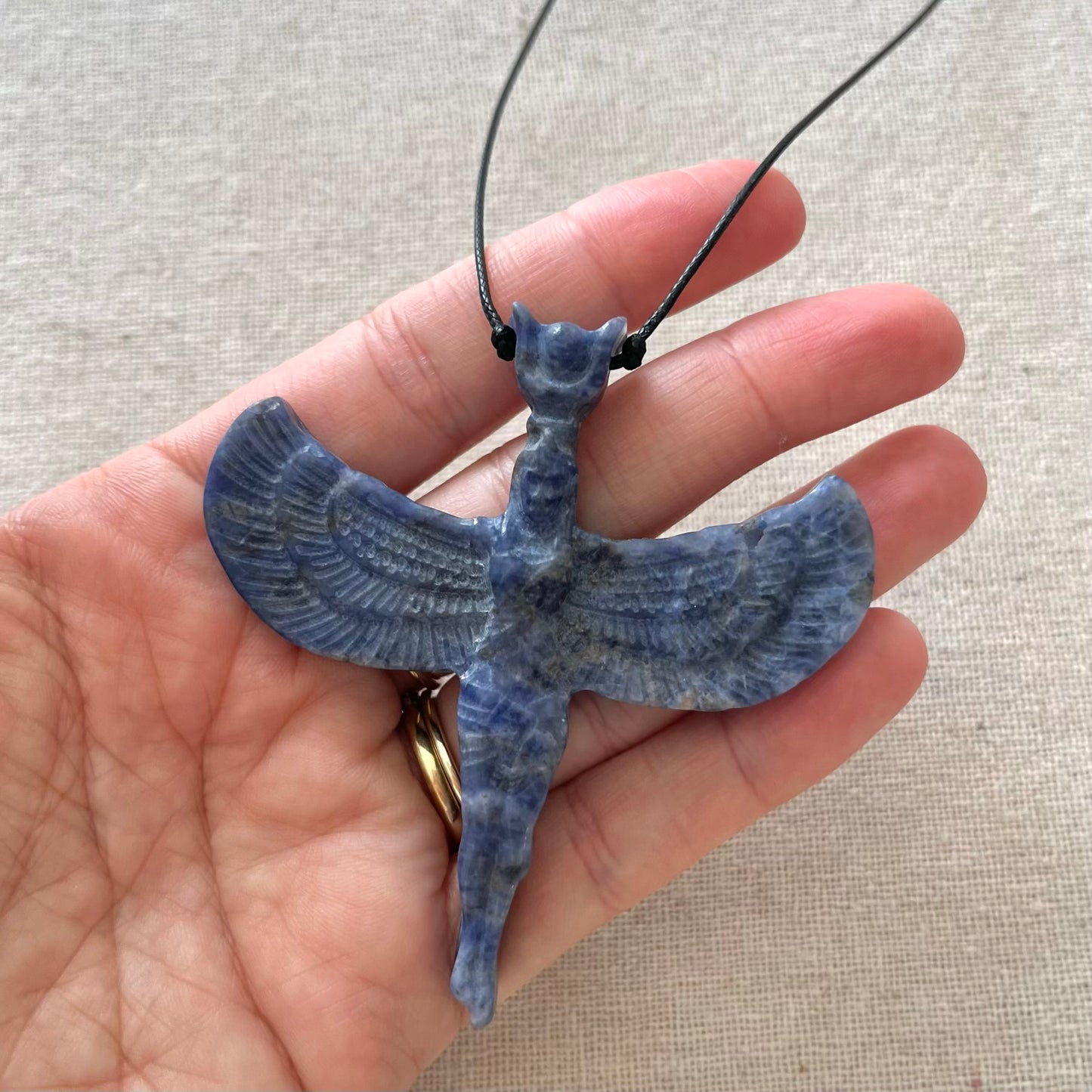 Goddess Isis Pendant - Sodalite