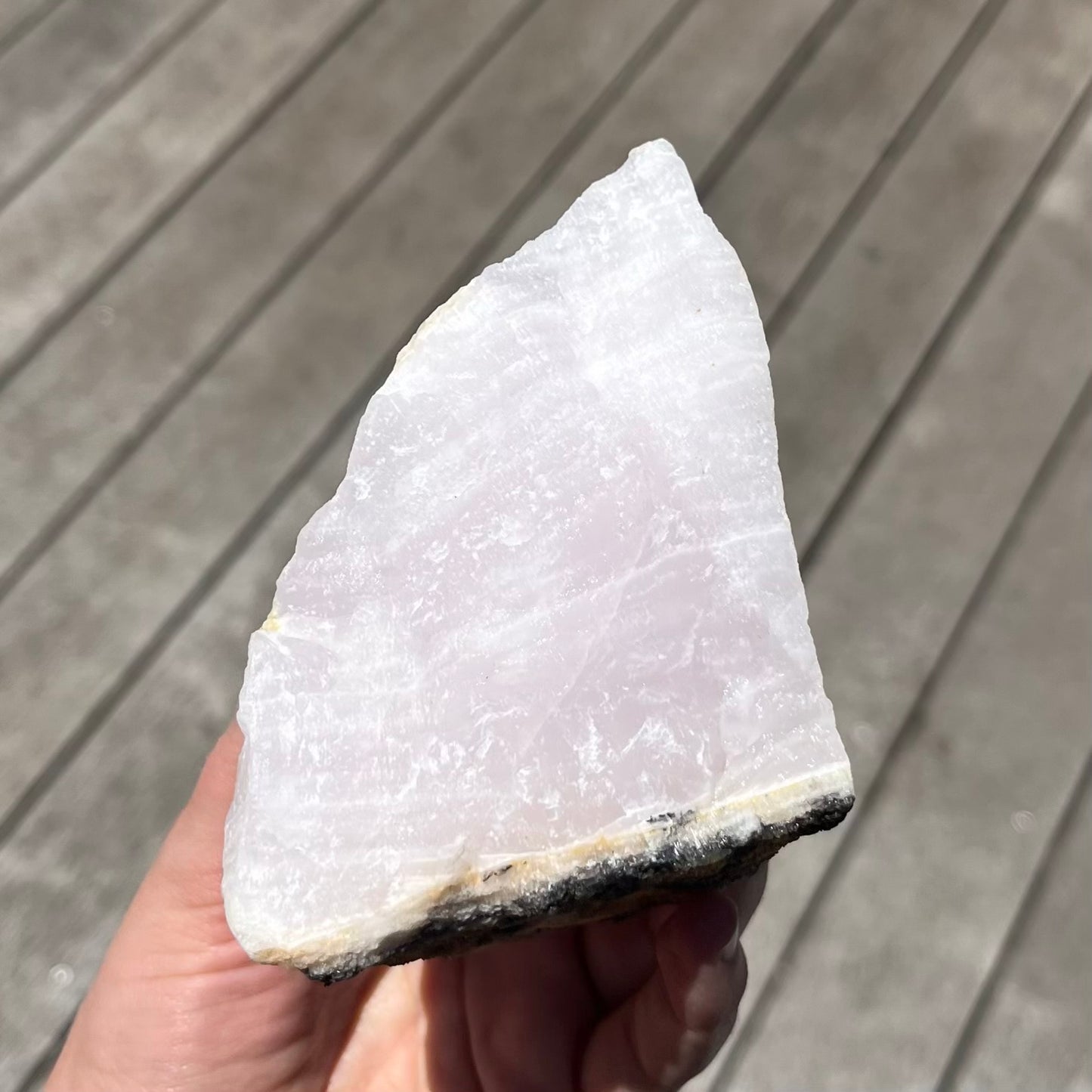 Pink Mangano Calcite Large Raw Crystal - Love, Healing, Compassion