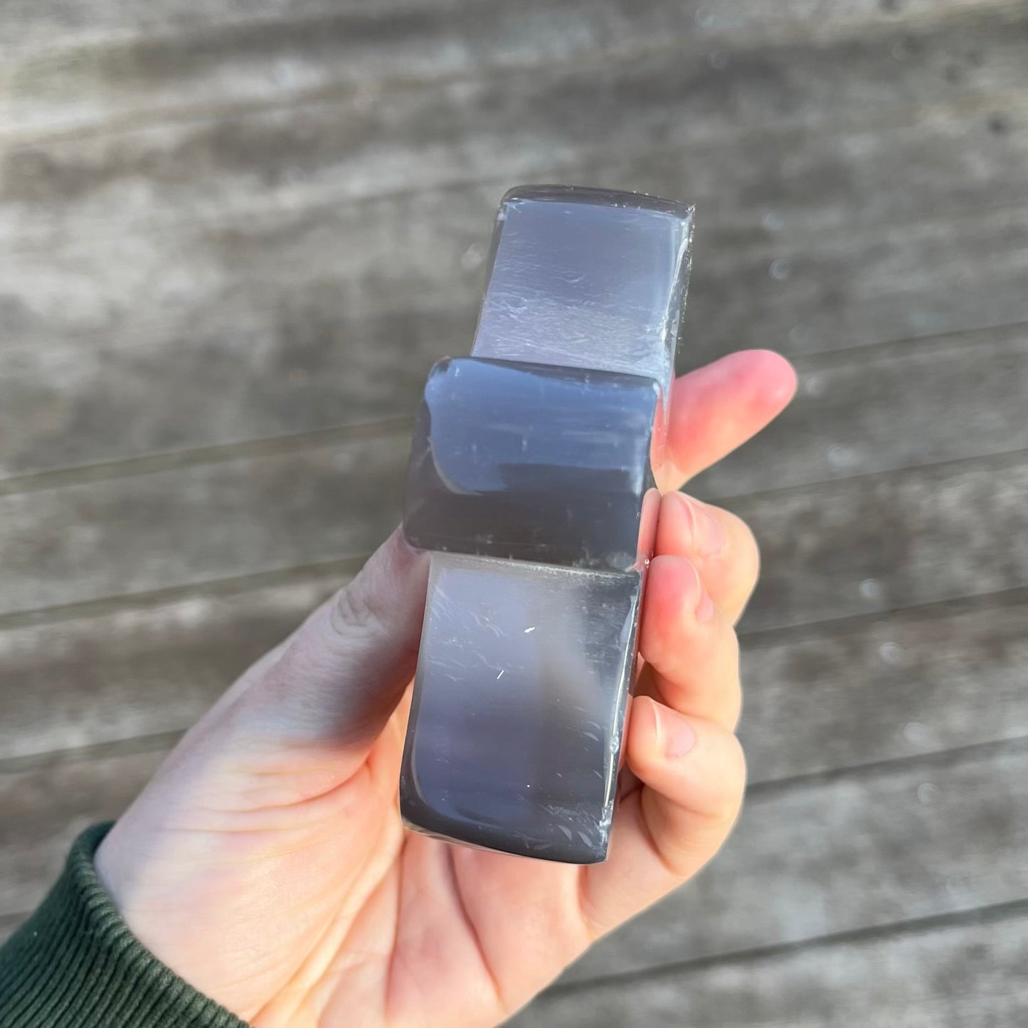 Agate Medium Cross Crystal - Grounding, Harmonising, Protective