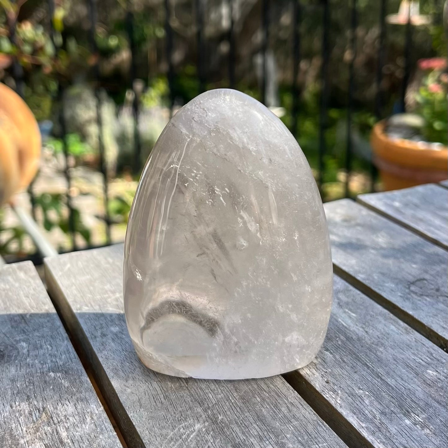 Clear Quartz Medium Freeform Crystal - Clarity, Amplification, Healing