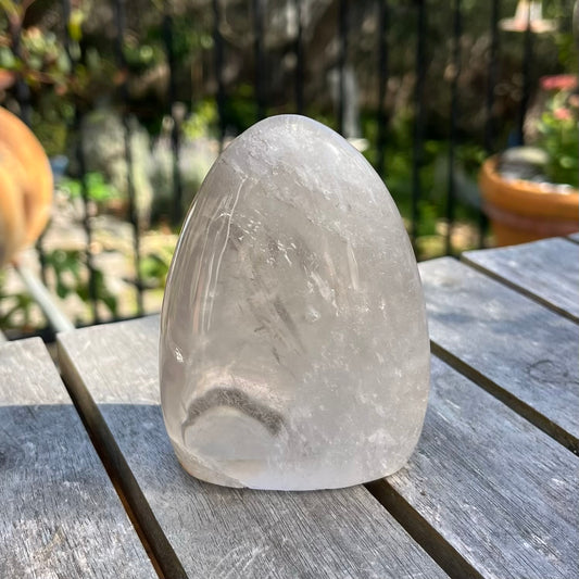 Clear Quartz Medium Freeform Crystal - Clarity, Amplification, Healing
