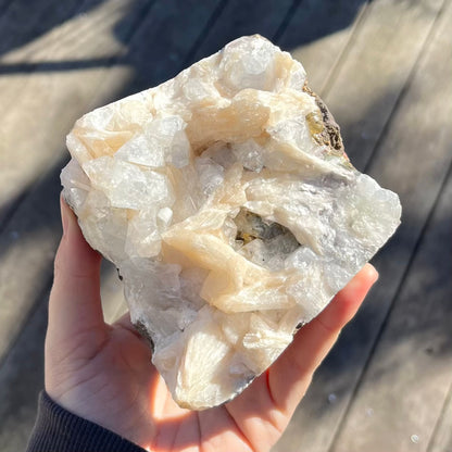 Apophyllite Medium Cluster Crystal - Calming, Intuition, Clarity, Spiritual Connection