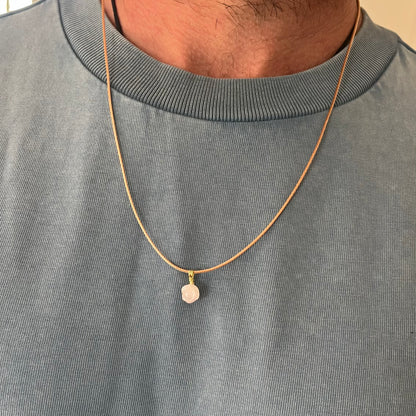 Rose Pendant - Rose Quartz