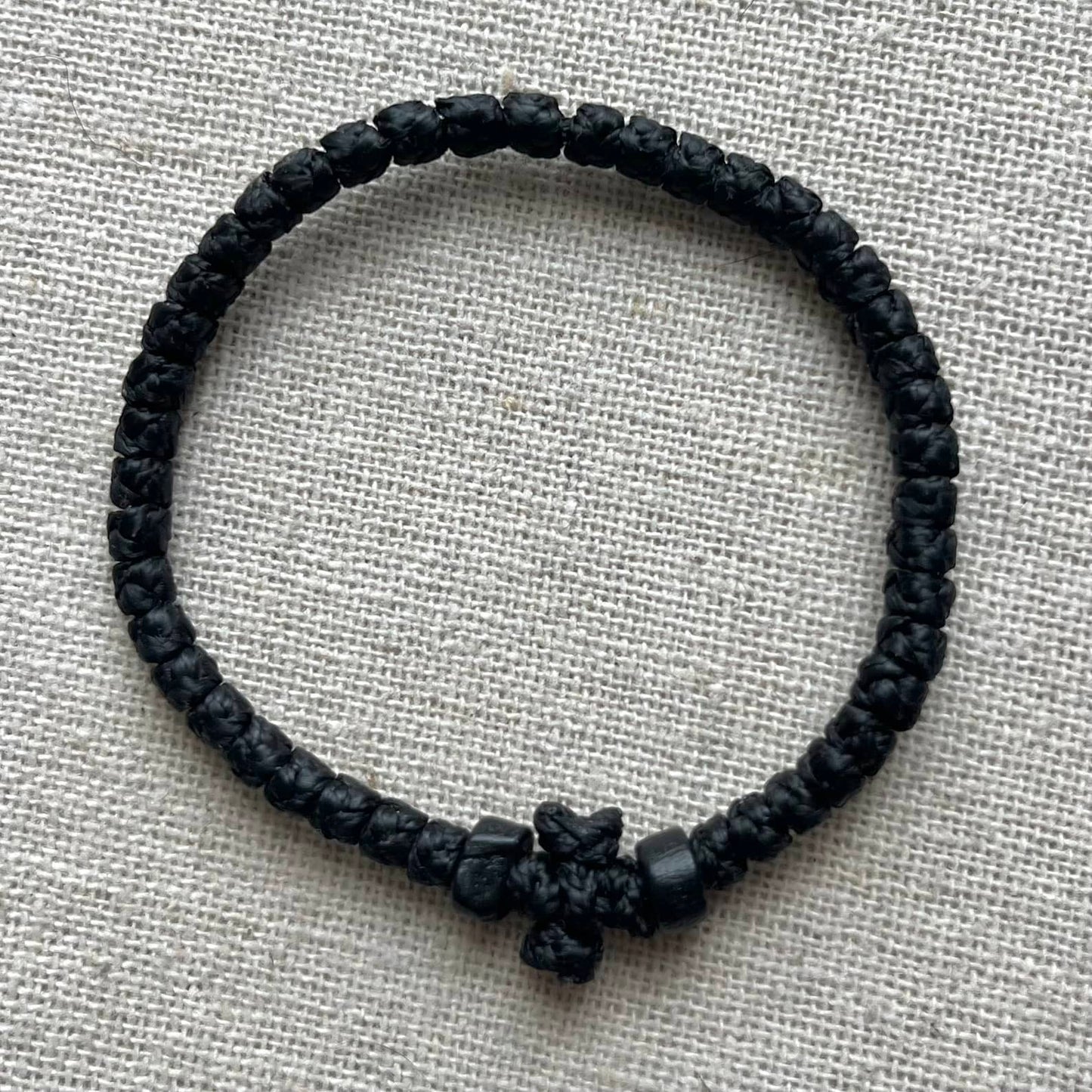 Komboskini Thick Bracelet - Black