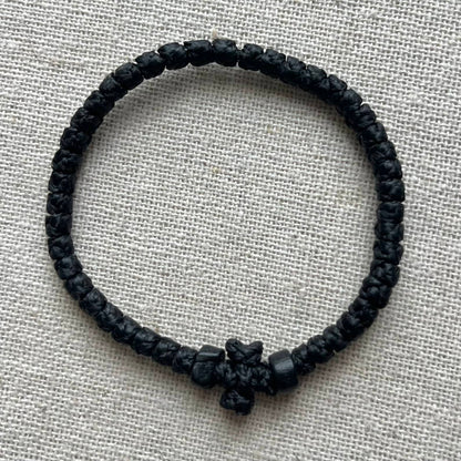 Komboskini Thick Bracelet - Black