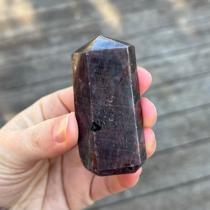 Ruby Small Tower Crystal - Courage, Motivation