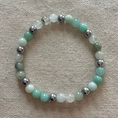 Peace & Grounding Bracelet - Aventurine, Jade & Hematite