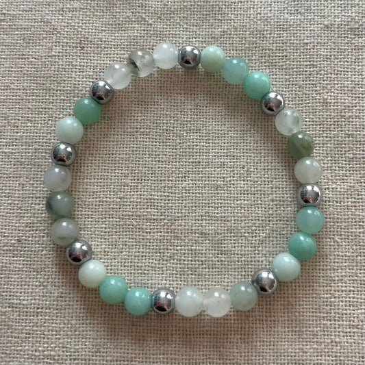 Peace & Grounding Bracelet - Aventurine, Jade & Hematite