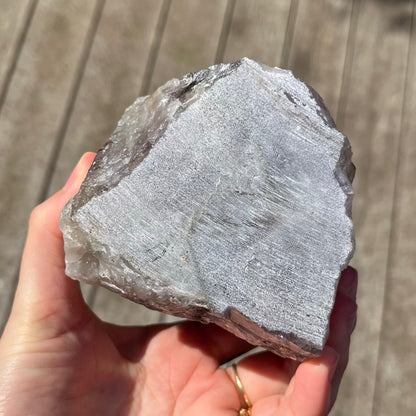 Smoky Amethyst Large Base-Cut Crystal – Calm, Protection & Balance