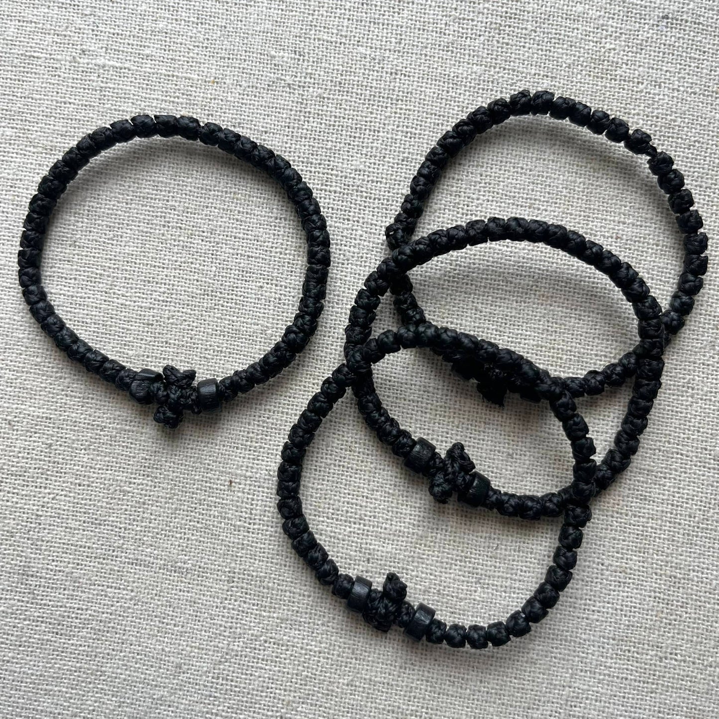Komboskini Thick Bracelet - Black