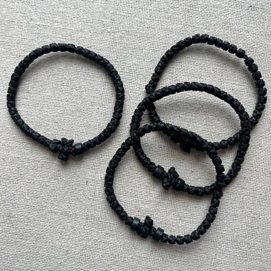 Komboskini Thick Bracelet - Black