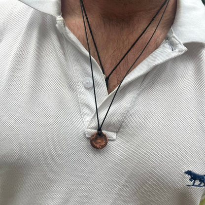 Copper Round Pendant - Creativity, Motivation