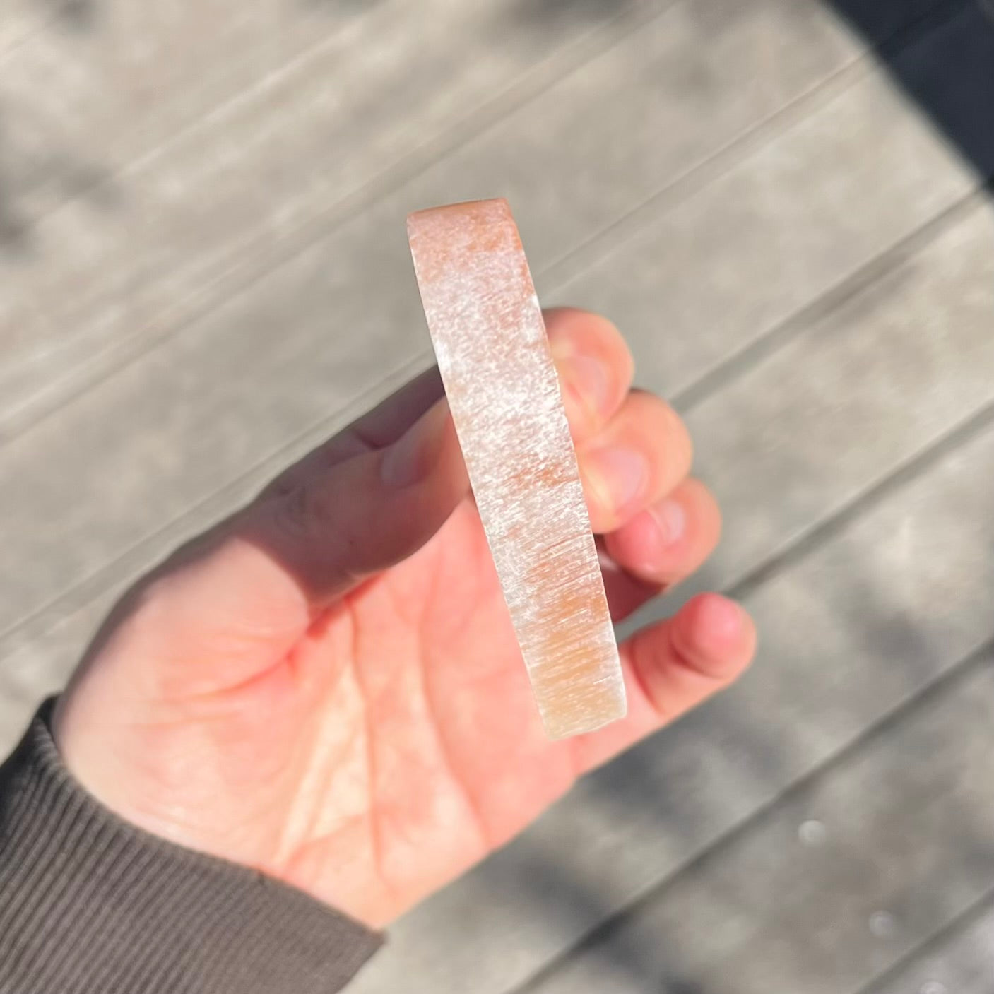 Selenite Heart Crystal - High Vibe, Protection, Spiritual Connection