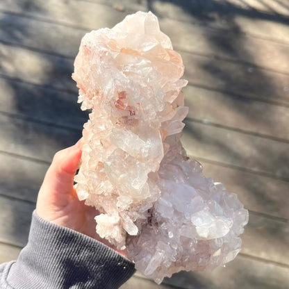 Apophyllite XXL Cluster Crystal - Calming, Intuition, Clarity, Spiritual Connection