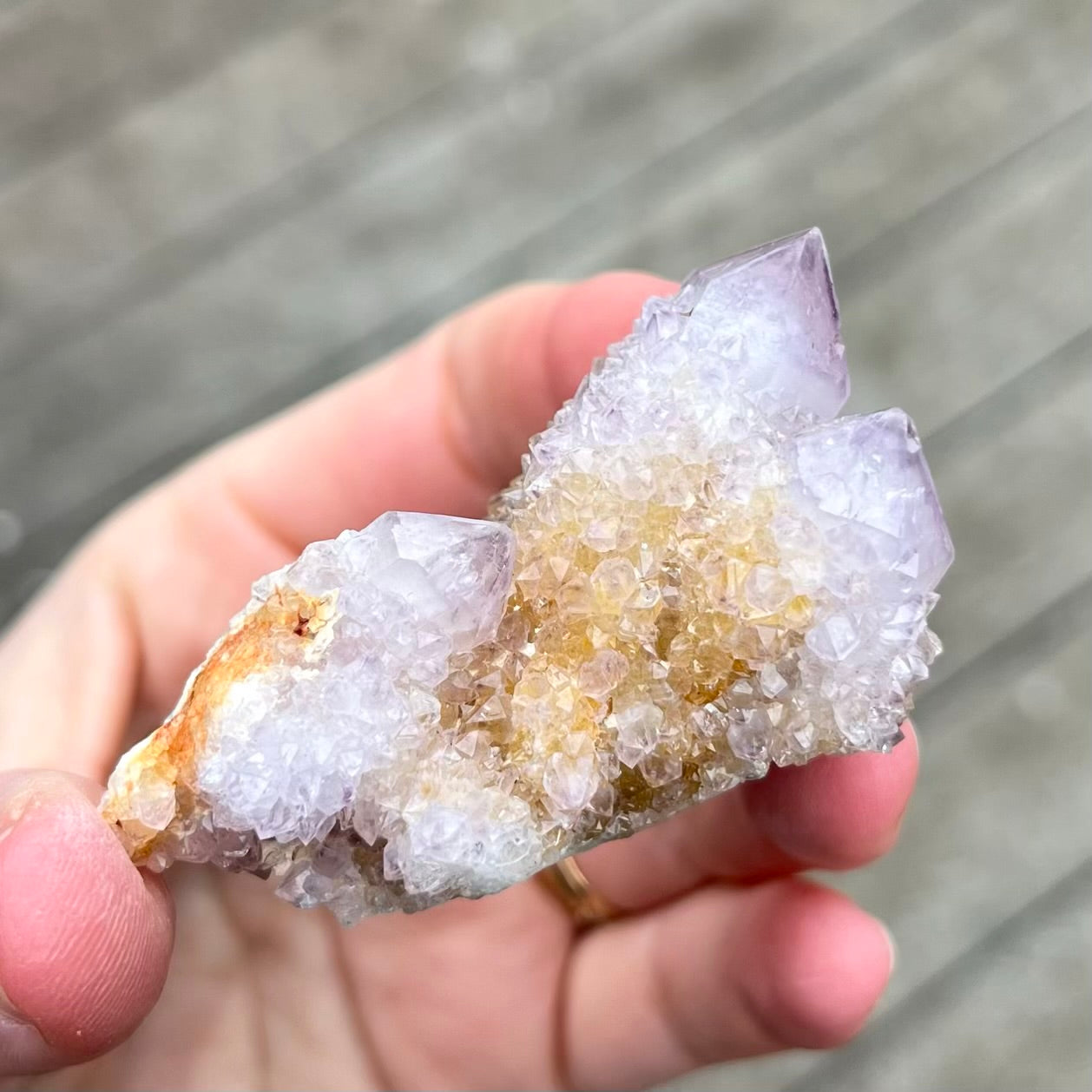 Spirit Quartz Small Crystal Specimen - Spiritual Growth, Harmony
