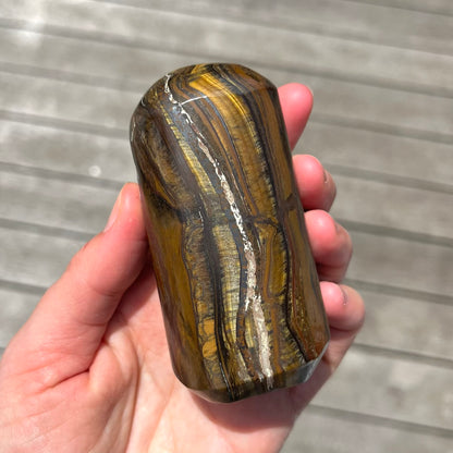 Tiger Eye Freeform Crystal - Courage, Focus, Protection