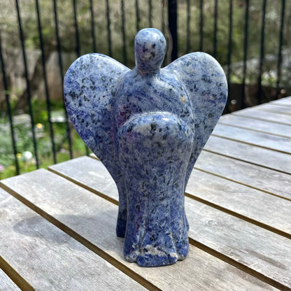 Sodalite XL Angel Crystal - Insight, Calm, Grounding