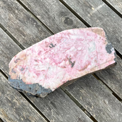 Rhodonite Large Slab Crystal - Compassion, Emotional Healing