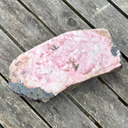 Rhodonite Large Slab Crystal - Compassion, Emotional Healing