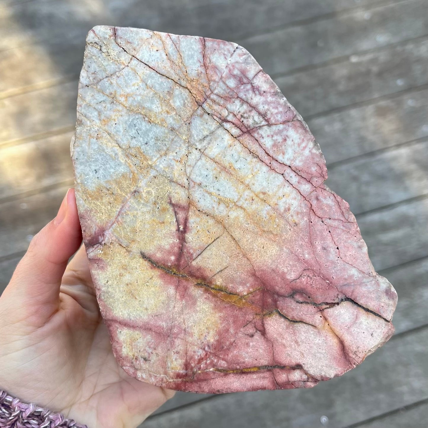 Mookaite XL Slab Crystal - Inner Strengh, Motivation