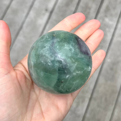 Fluorite Medium Sphere Crystal - Calm, Cleansing, Harmony