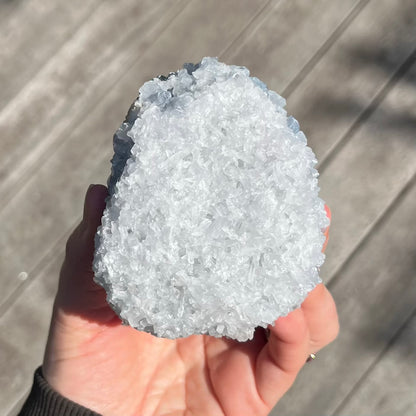 Celestite Medium Raw Crystal - Peaceful, Uplifting, Spiritual