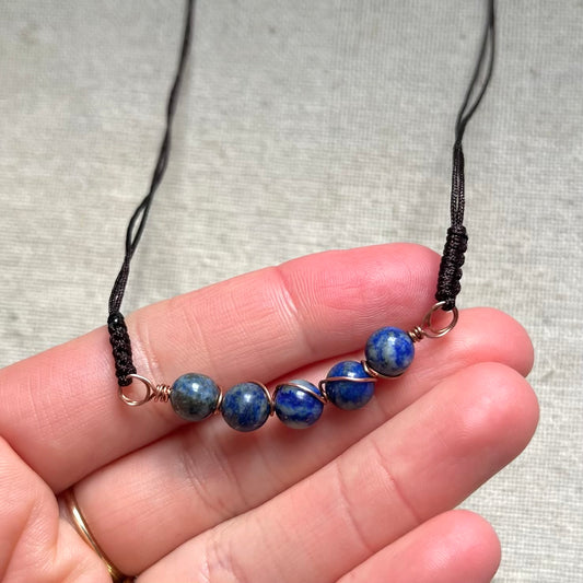 Ancient Wisdom Necklace - Lapis Lazuli