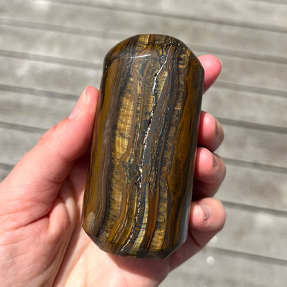 Tiger Eye Freeform Crystal - Courage, Focus, Protection