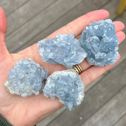 Celestite Small Raw Crystal - Peaceful, Uplifting, Spiritual