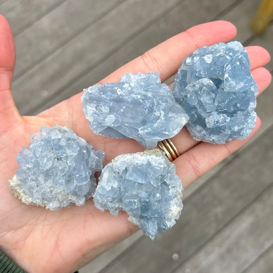 Celestite Small Raw Crystal - Peaceful, Uplifting, Spiritual