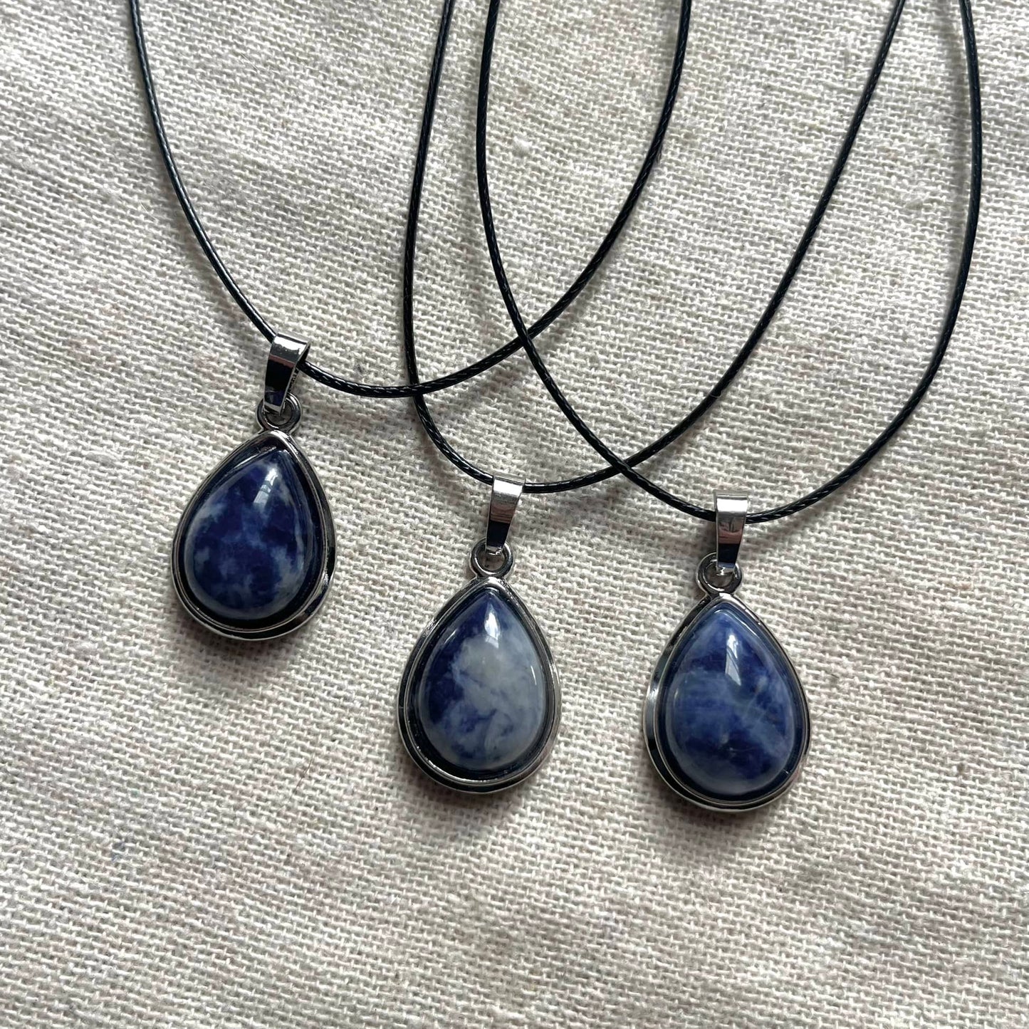 Teardrop Pendant - Sodalite