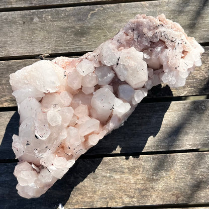 Apophyllite XL Cluster Crystal - Calming, Intuition, Clarity, Spiritual Connection