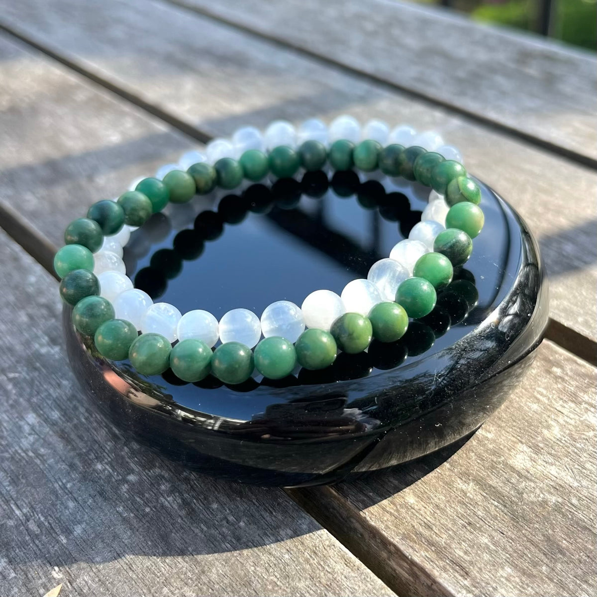 Obsidian Charging Plate - High Vibe, Protection, Spiritual Connection