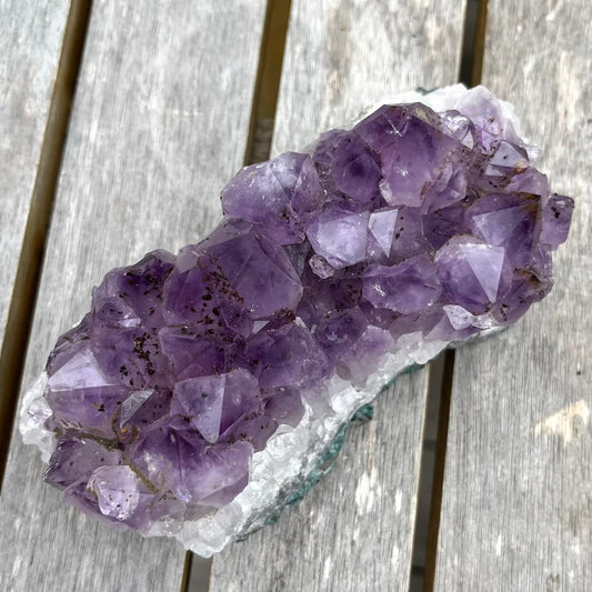 Amethyst Large Cluster Crystal - Calming, Protective, Balancing