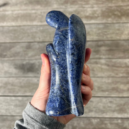 Sodalite XL Angel Crystal - Insight, Calm, Grounding