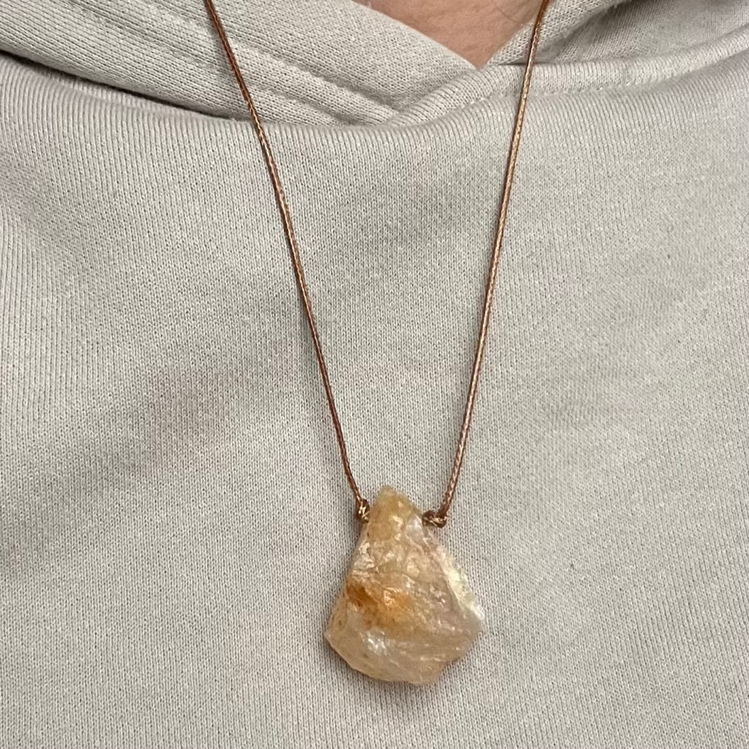 Manifestation Pendant - Citrine